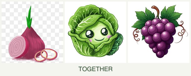 Can you plant onions, cabbage and grapes together?