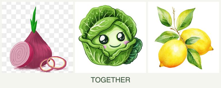 Can you plant onions, cabbage and lemons together?