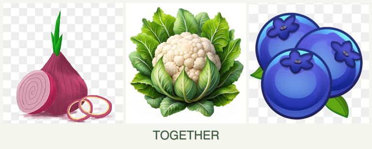 Can you plant onions, cauliflower and blueberries together?