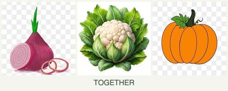 Can you plant onions, cauliflower and pumpkin together?