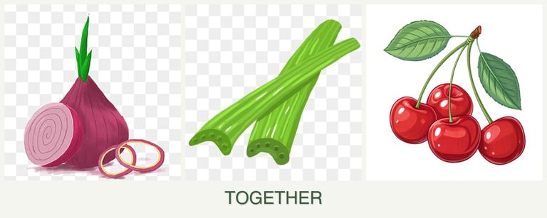 Can you plant onions, celery and cherries together?