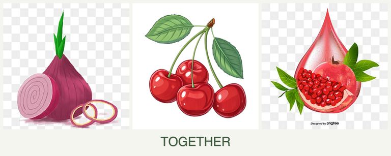 Can you plant onions, cherries and pomegranates together?