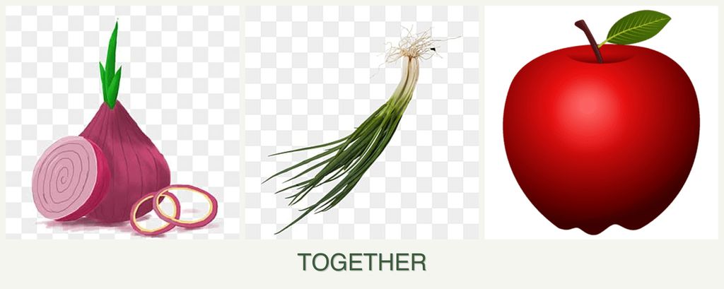 Can you plant onions, chives and apples together?