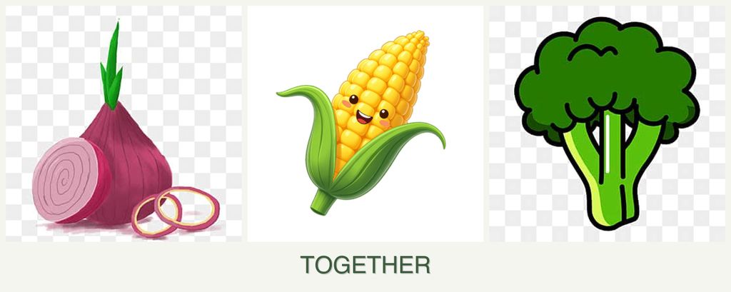 Can you plant onions, corn and broccoli together?