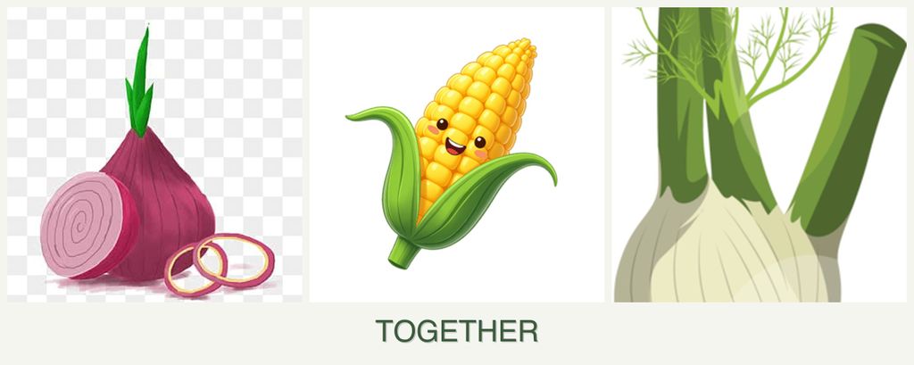 Can you plant onions, corn and fennel together?
