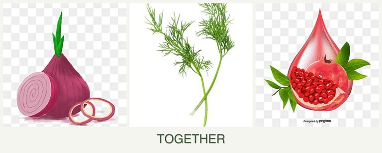 Can you plant onions, dill and pomegranates together?