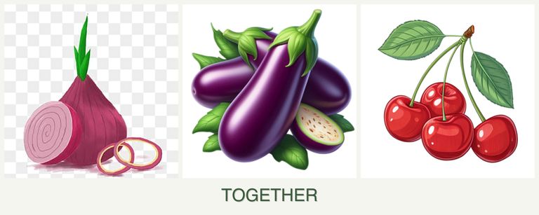 Can you plant onions, eggplant and cherries together?