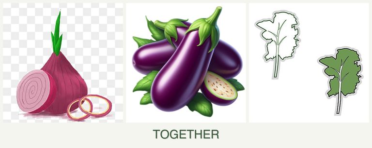 Can you plant onions, eggplant and kale together?
