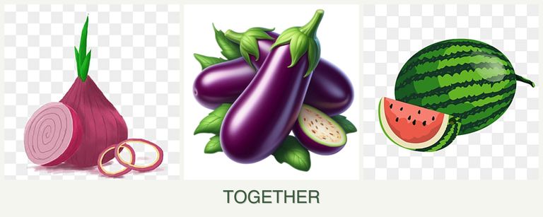 Can you plant onions, eggplant and melons together?