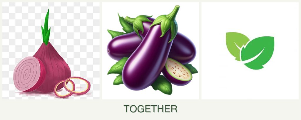 Can you plant onions, eggplant and mint together?