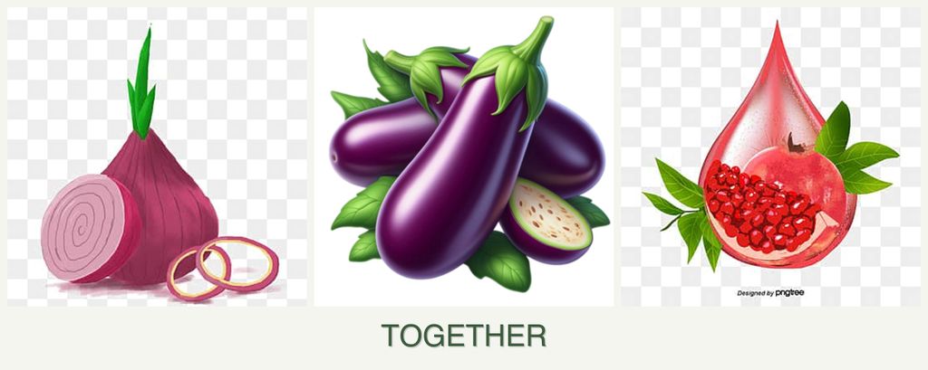 Can you plant onions, eggplant and pomegranates together?