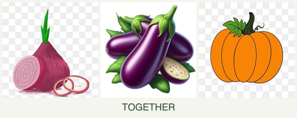 Can you plant onions, eggplant and pumpkin together?