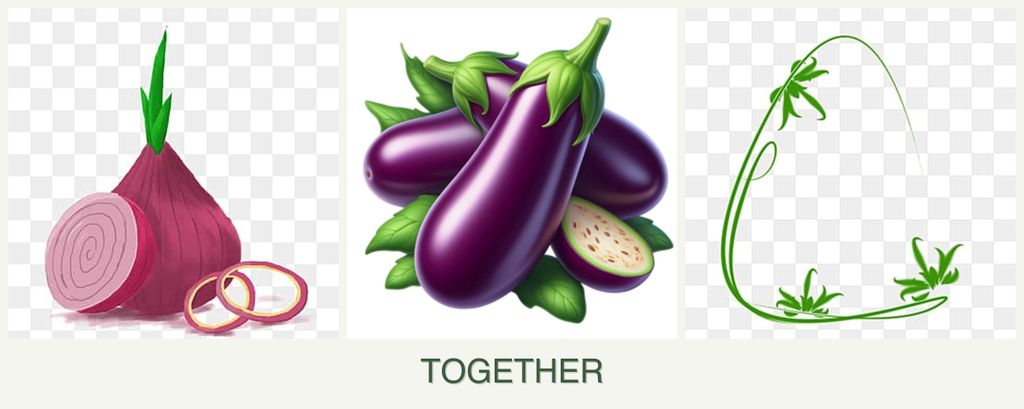 Can you plant onions, eggplant and tarragon together?