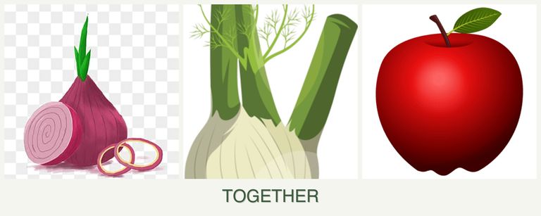 Can you plant onions, fennel and apples together?