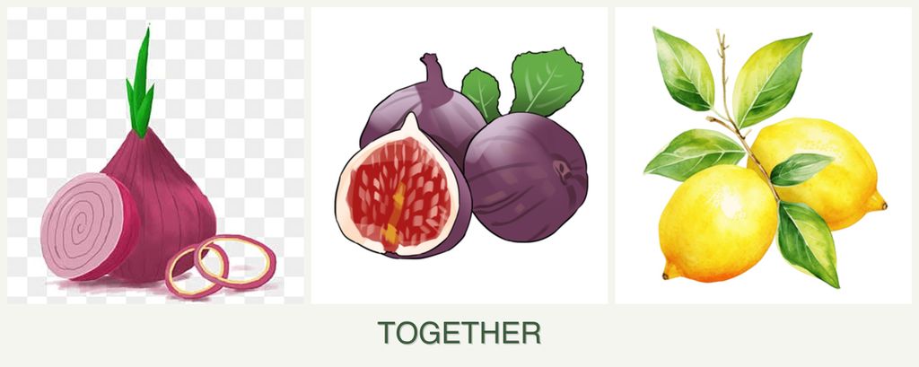 Can you plant onions, figs and lemons together?