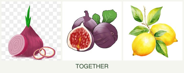 Can you plant onions, figs and lemons together?