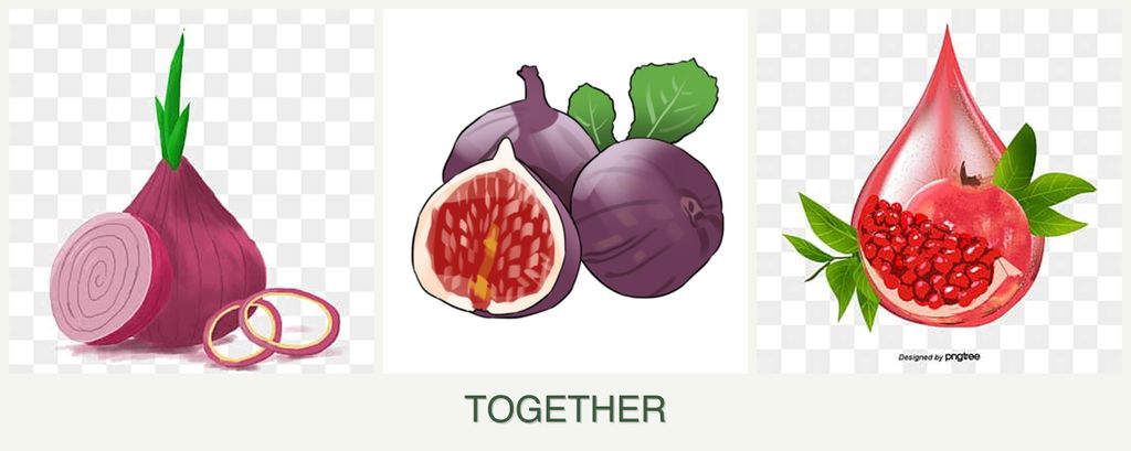 Can you plant onions, figs and pomegranates together?