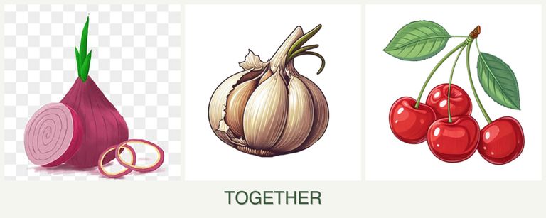 Can you plant onions, garlic and cherries together?