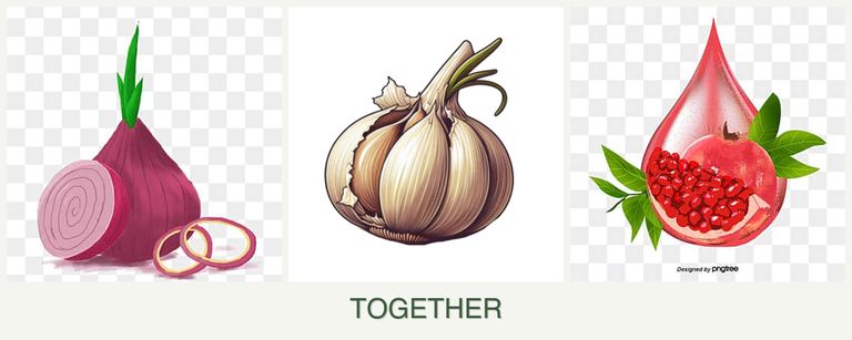 Can you plant onions, garlic and pomegranates together?