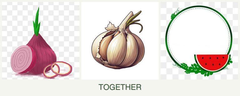 Can you plant onions, garlic and watermelons together?