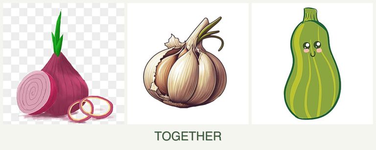 Can you plant onions, garlic and zucchini together?