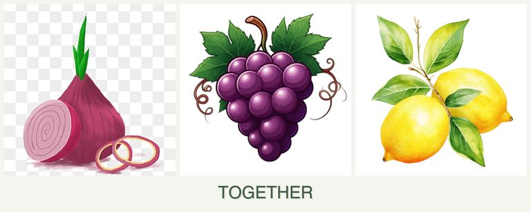 Can you plant onions, grapes and lemons together?