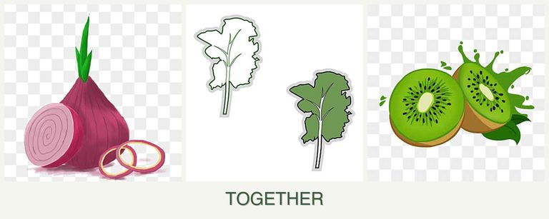 Can you plant onions, kale and kiwi together?