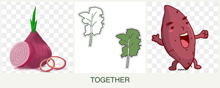Can you plant onions, kale and sweet potatoes together?