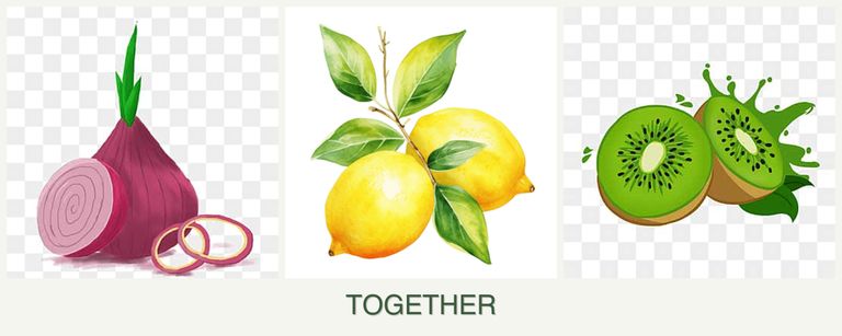 Can you plant onions, lemons and kiwi together?