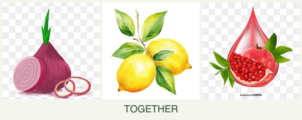 Can you plant onions, lemons and pomegranates together?