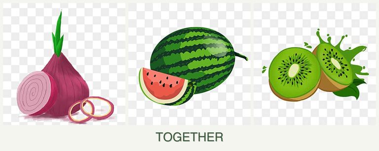 Can you plant onions, melons and kiwi together?