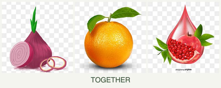 Can you plant onions, oranges and pomegranates together?