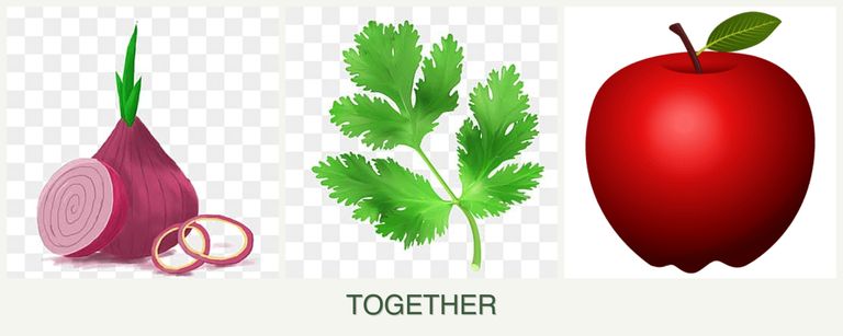 Can you plant onions, parsley and apples together?