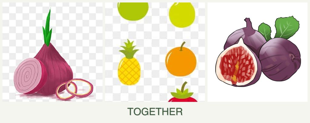 Can you plant onions, pears and figs together?