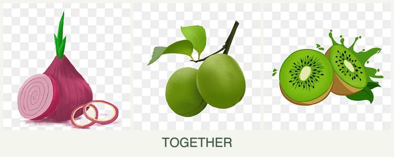 Can you plant onions, plums and kiwi together?