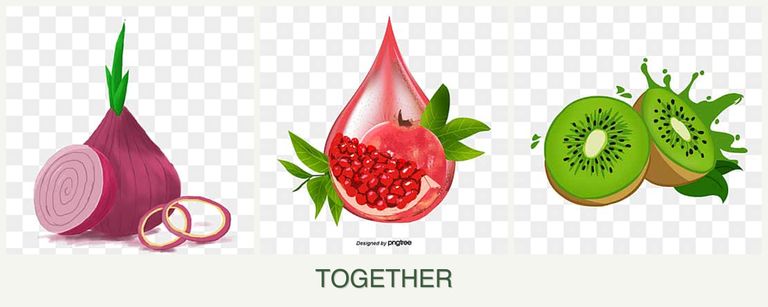 Can you plant onions, pomegranates and kiwi together?