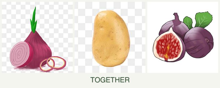Can you plant onions, potatoes and figs together?