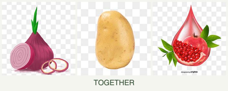 Can you plant onions, potatoes and pomegranates together?