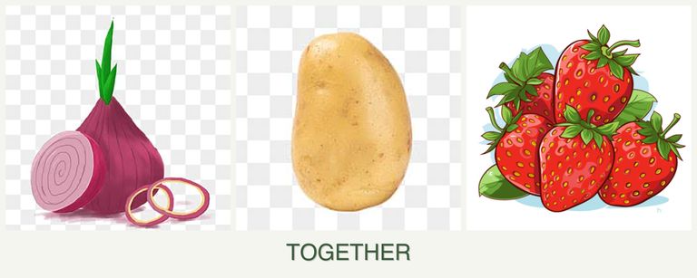 Can you plant onions, potatoes and strawberries together?