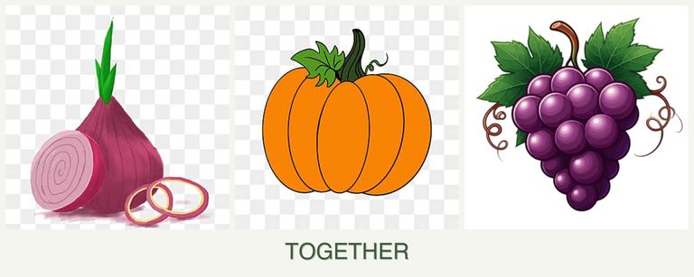 Can you plant onions, pumpkin and grapes together?