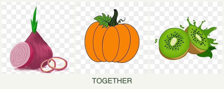 Can you plant onions, pumpkin and kiwi together?