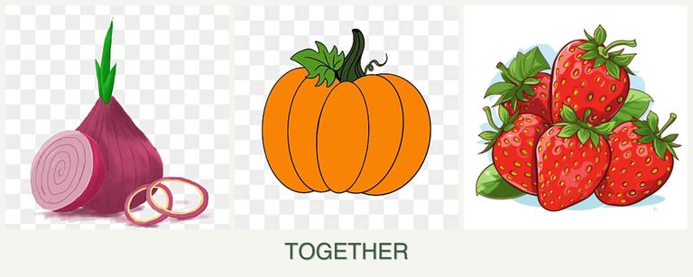 Can you plant onions, pumpkin and strawberries together?