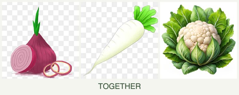Can you plant onions, radishes and cauliflower together?