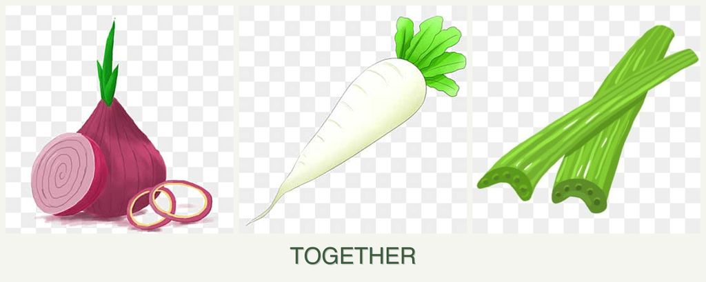 Can you plant onions, radishes and celery together?
