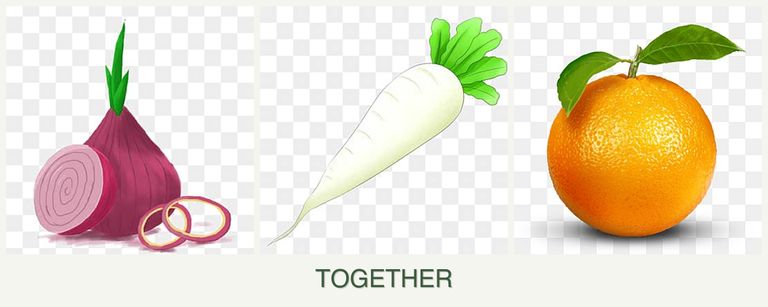 Can you plant onions, radishes and oranges together?