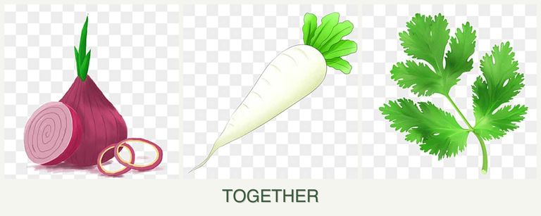 Can you plant onions, radishes and parsley together?