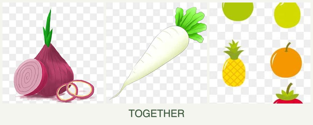 Can you plant onions, radishes and pears together?