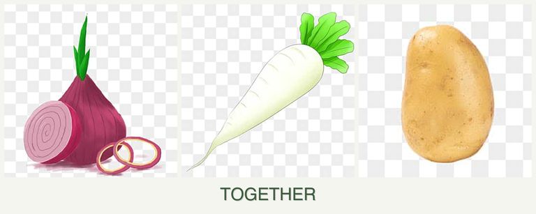 Can you plant onions, radishes and potatoes together?