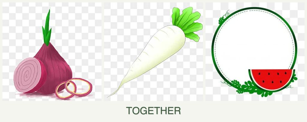 Can you plant onions, radishes and watermelons together?