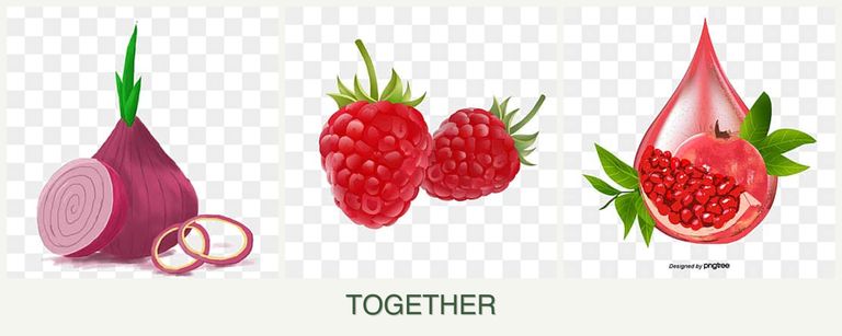 Can you plant onions, raspberries and pomegranates together?